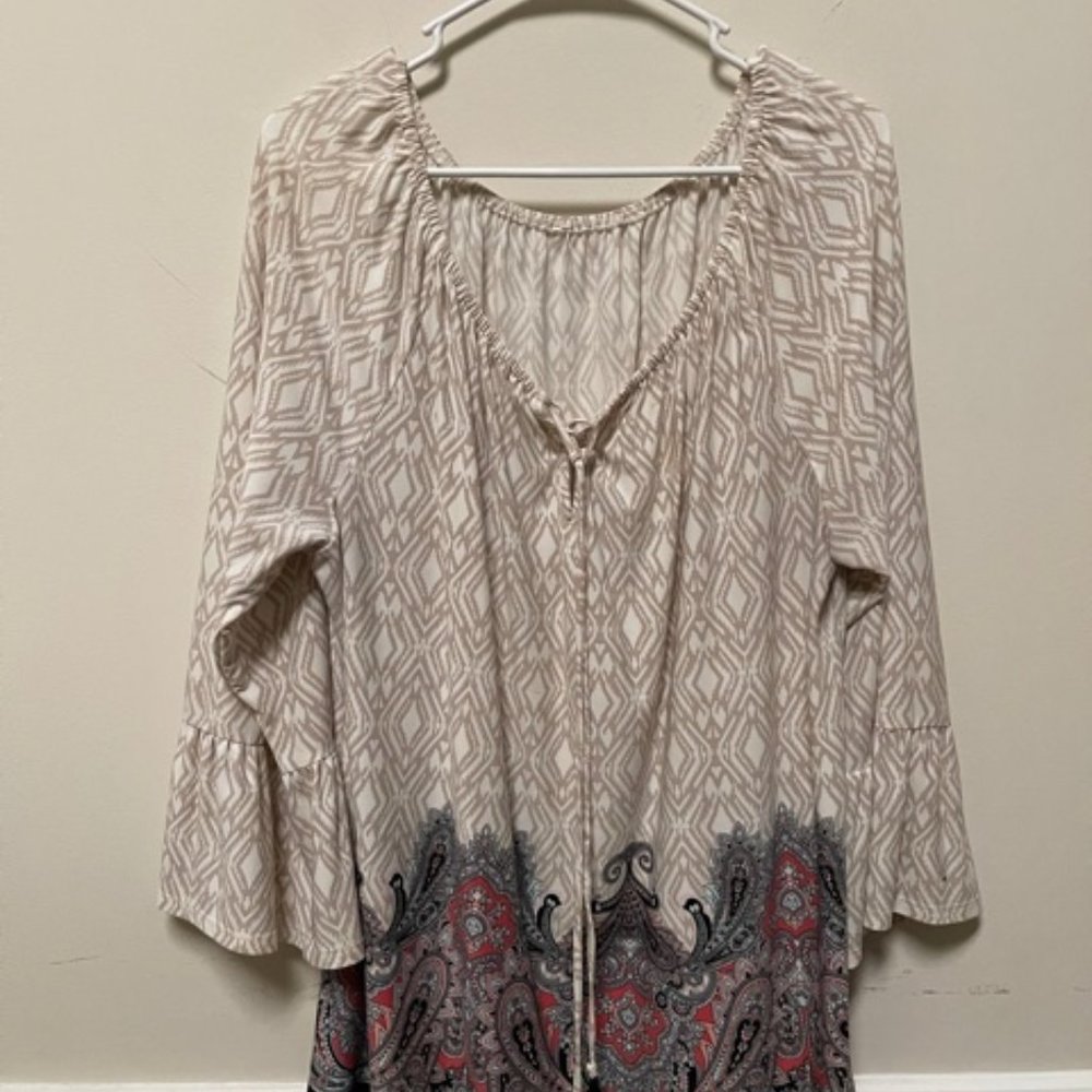 Multi-colored Paisley Tunic